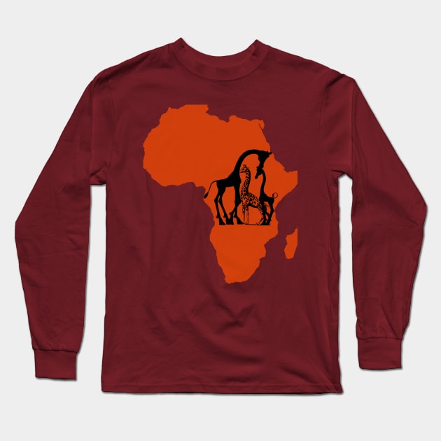 Mama Africa Long Sleeve T-Shirt by DesignwithYunuk